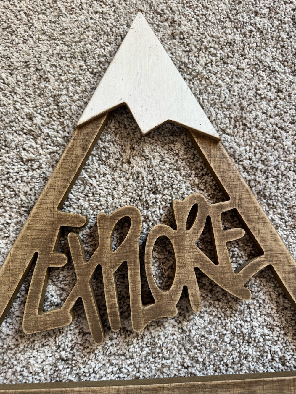 Explore Rustic Mountain Hanging Sign - Picture 2 of 4